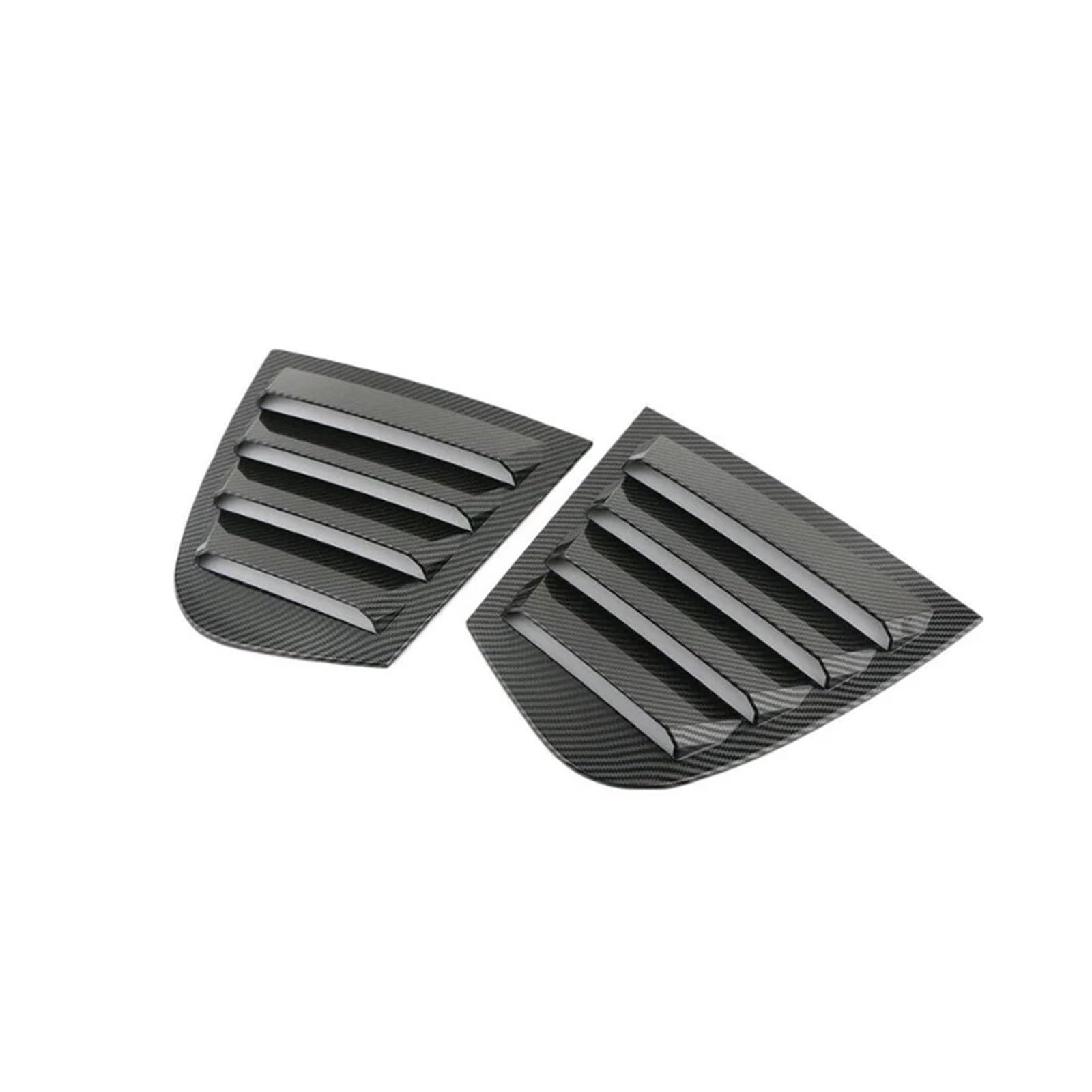 2pcs Rear Window Louvers Decoration Compatible for BMW E90 Serie 3 2006-2012 Spoiler Panel Side Tuyere Louver Vent Car Stickers