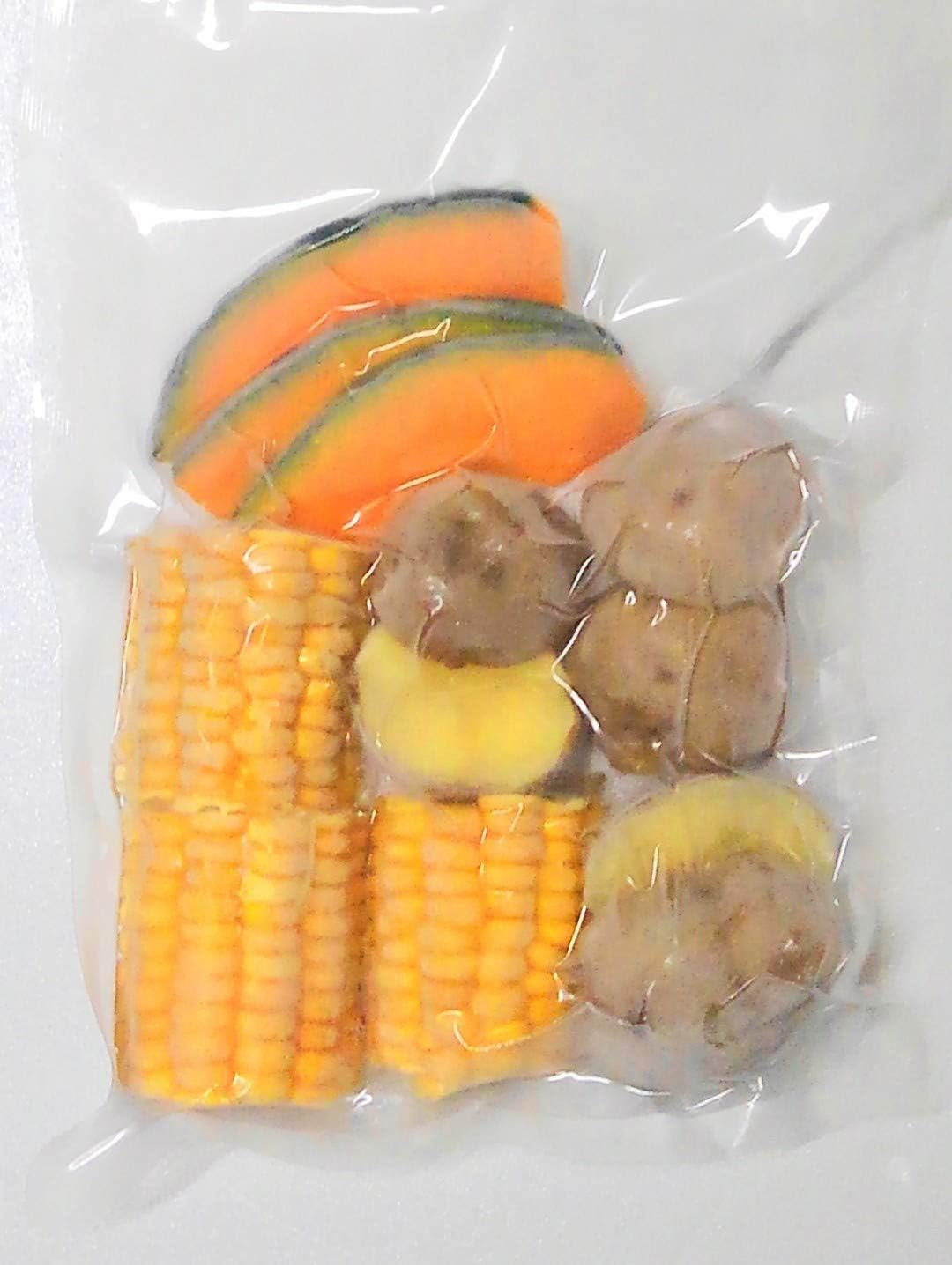 Amazon カドウフーズ 野菜ミックス 3人前 北海道 バーベキュー じゃがいも かぼちゃ とうもろこし 冷凍 q 嘉 嘉福堂キッチン 冷凍野菜 通販