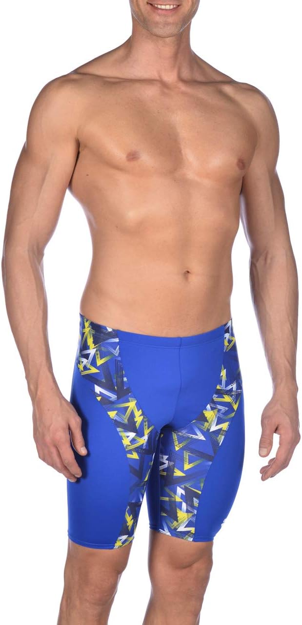 ARENA Mens Previous Season Print Jammer Athletic Training Swimsuit