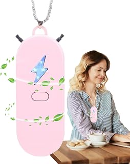 Purificador de Aire Personal Portátil, Purificador Portátil Para Viajes Con Diseño Ergonómico, Generador De Iones Para Coche Hogar Exterior Contra Malos Olores