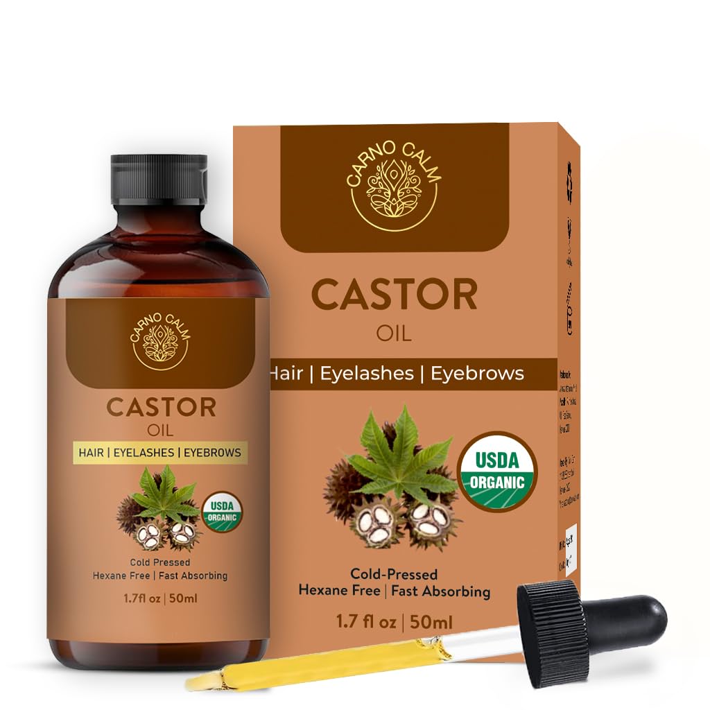 Carno Calm Castor Oil Organic 50ml, Yellow, 50 ml (Pack of 1) - Image 2