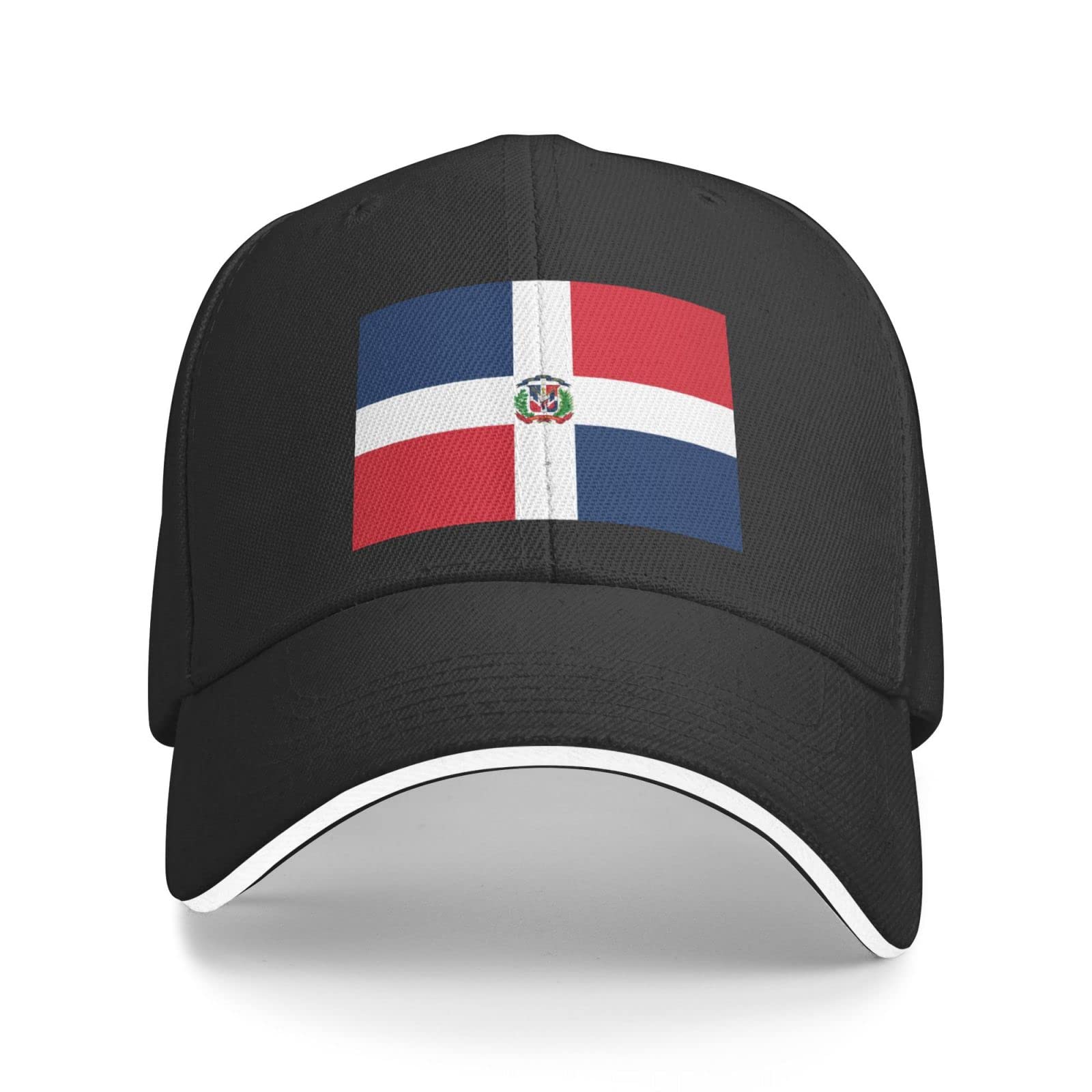 Classic Baseball Dominican Republic Flag Caps Unisexblack Outdoor Baseball Sandwich Dominican Republic Flag Hats