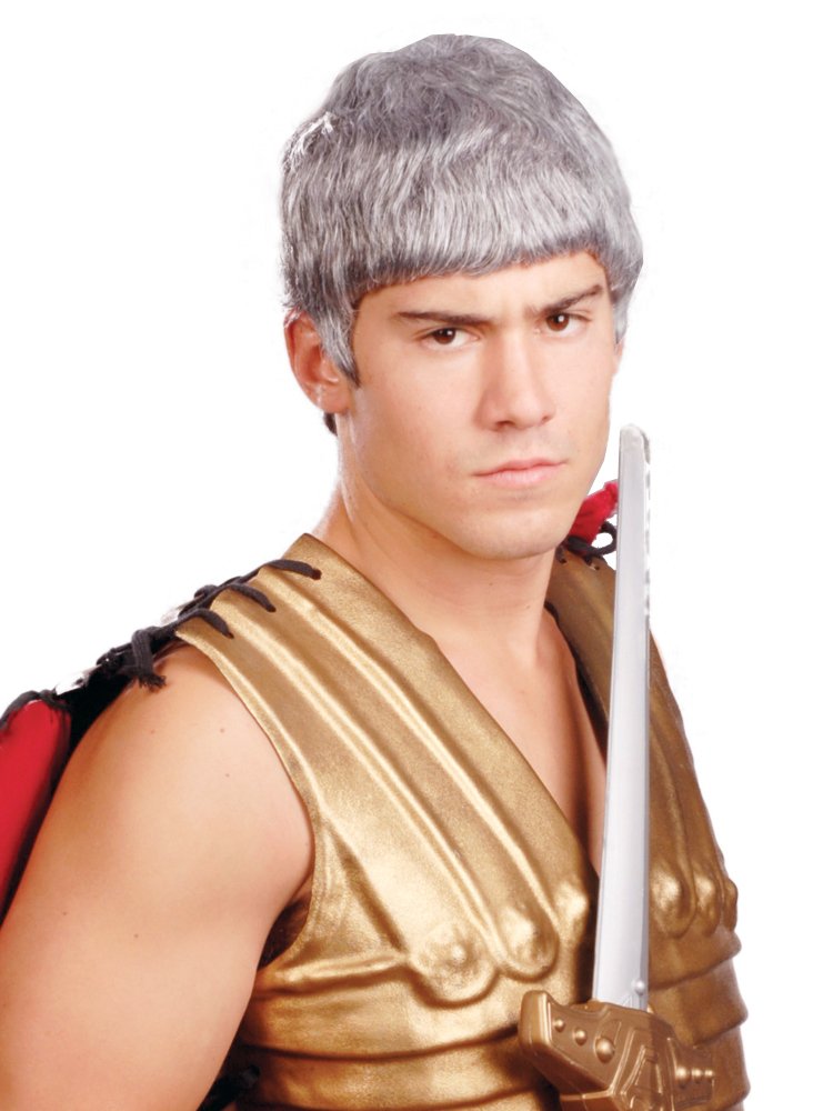 Enigma WigsMen's Ceasar, Mixed Grey, One size