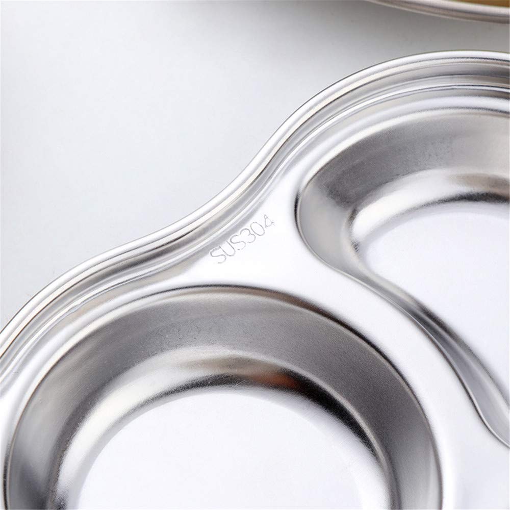 ZENFUN Lot De 6 Plats à Sauce En Acier Inoxydable 304, Sous