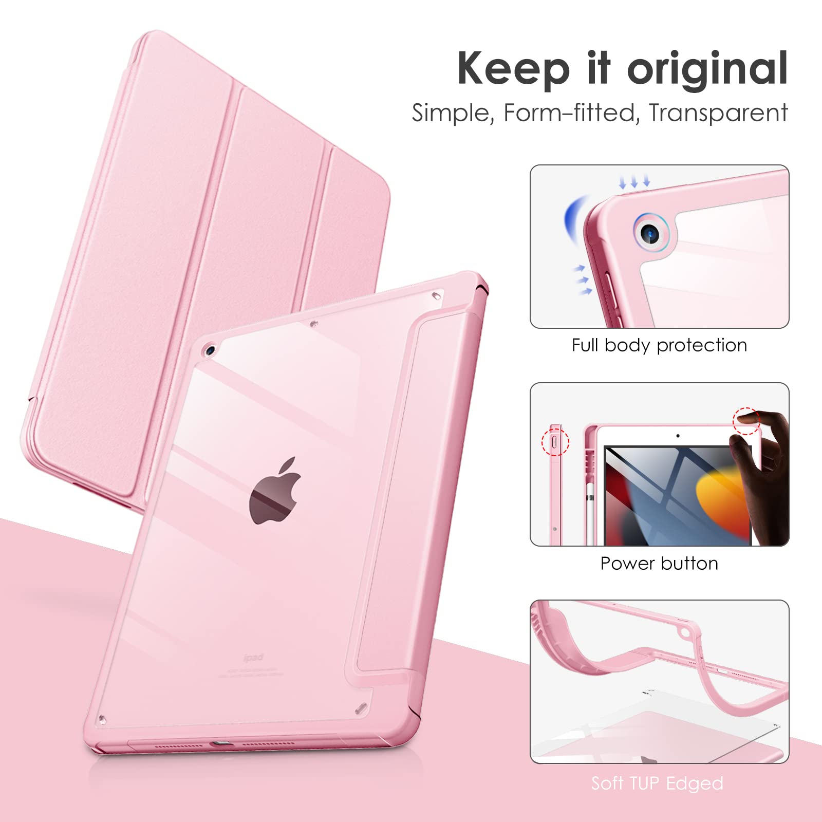 Amazon.com: VIKESI Case for iPad 9th / 8th / 7th Generation 10.2