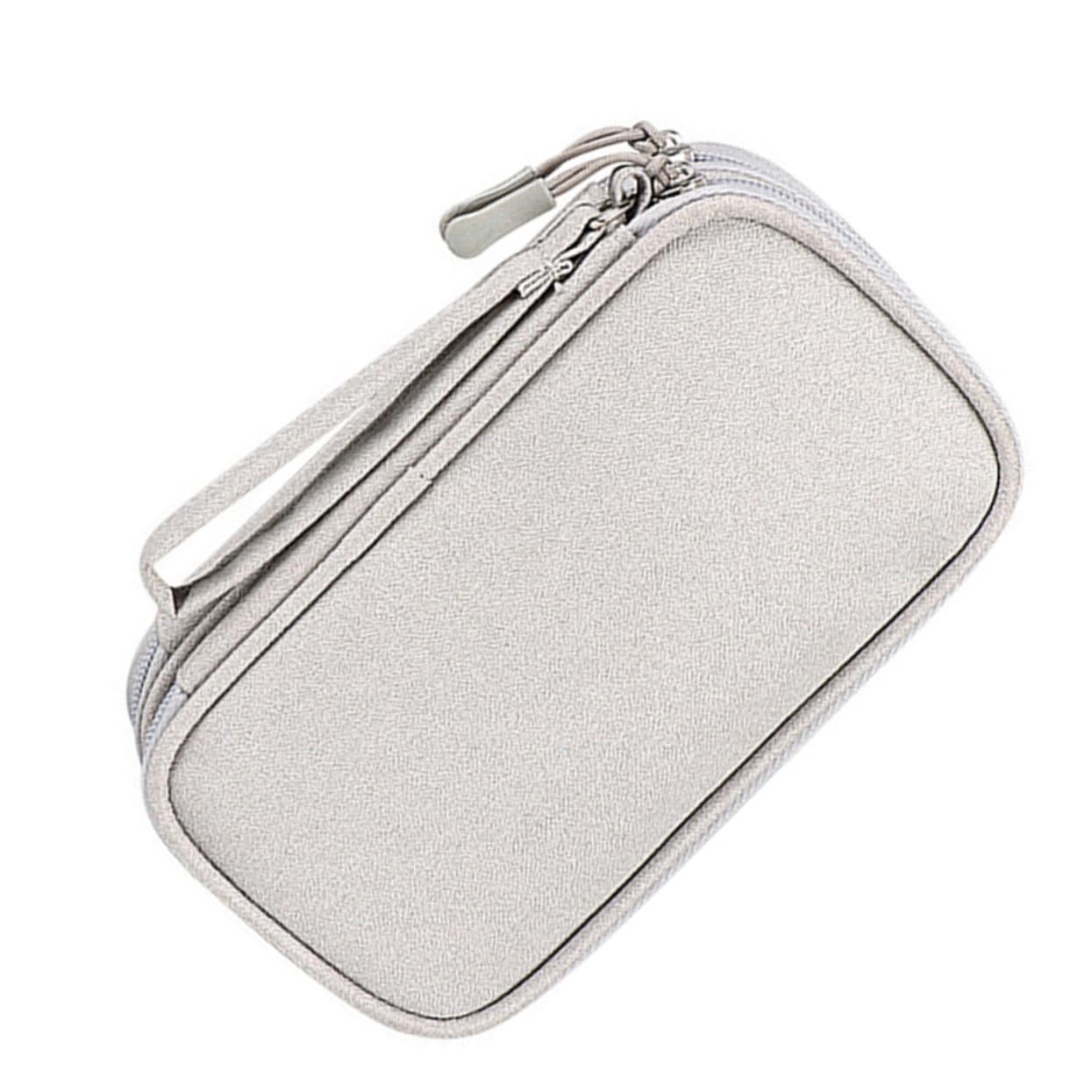 HOMSFOU 4pezzi Organizzatore Elettronico Portatile Per Viaggio Borsa Per Cavi e Accessori Design Compatto Oxford Scomparti Per Cuffie e Caricatori Ottima Protezione e Facile Da Trasportare