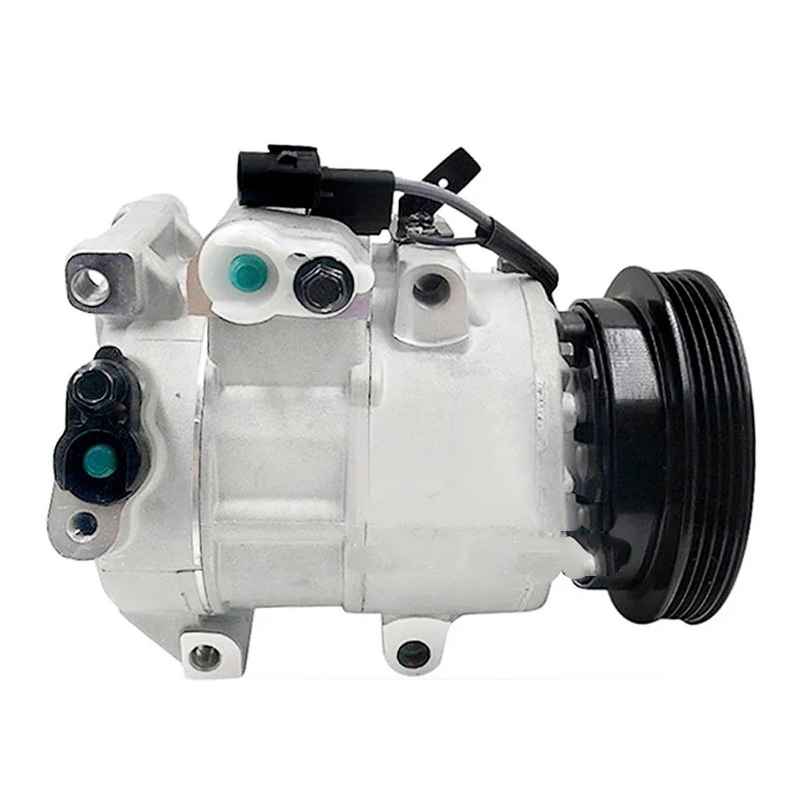 QRSVJZQXKLC Air Conditioning Compressor，Compatible For Kia， RIO II JB 1.4 1.6 G4EE G4ED 6SBU16C 97701-1G010 97701-1G000 TSP0155866 8FK351340-051