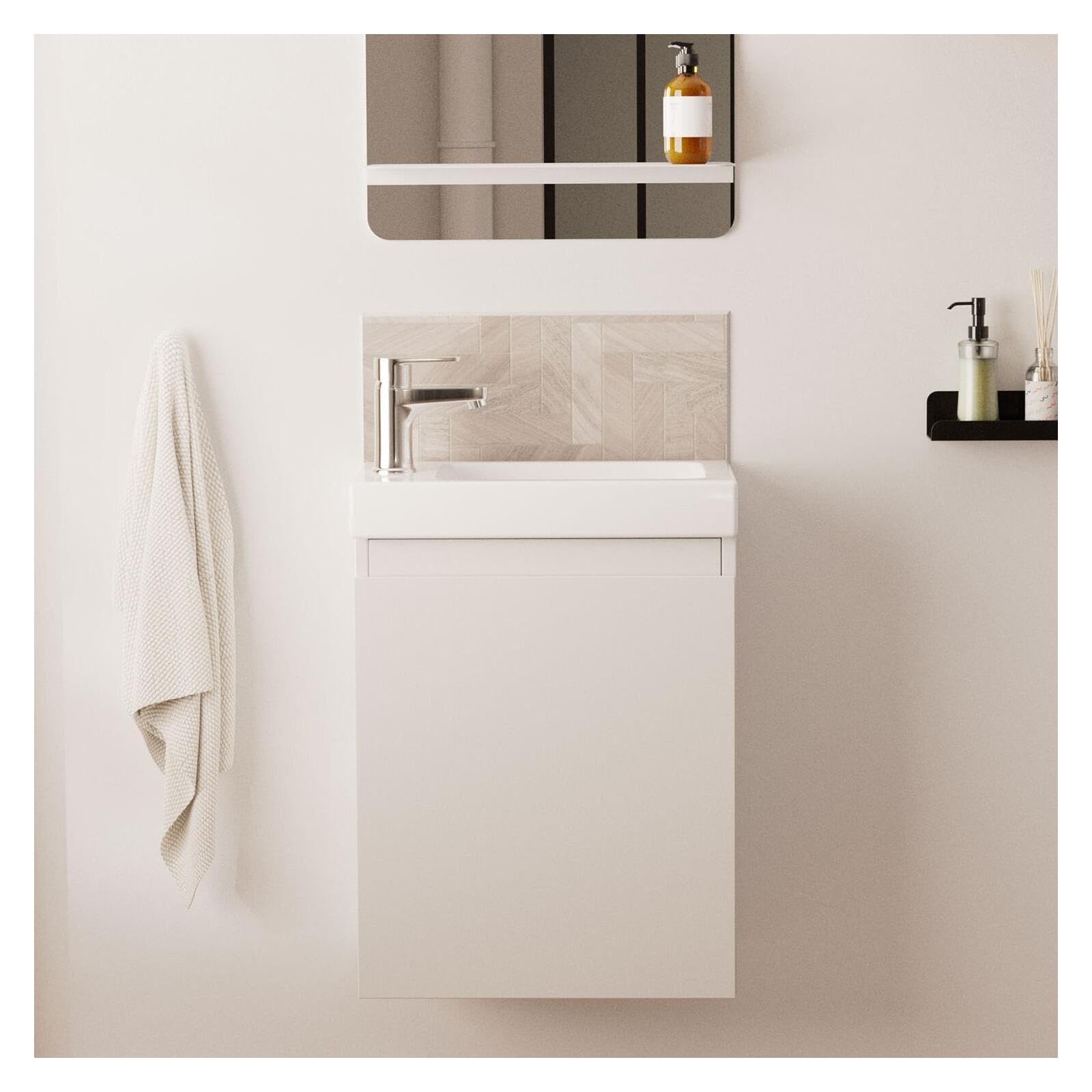 MOB-​IN Meuble Lave-​Mains Lisa Suspendu 41 cm