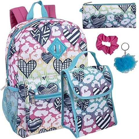 Trail maker Groovy Hearts 6 in 1 Backpack Set Cover