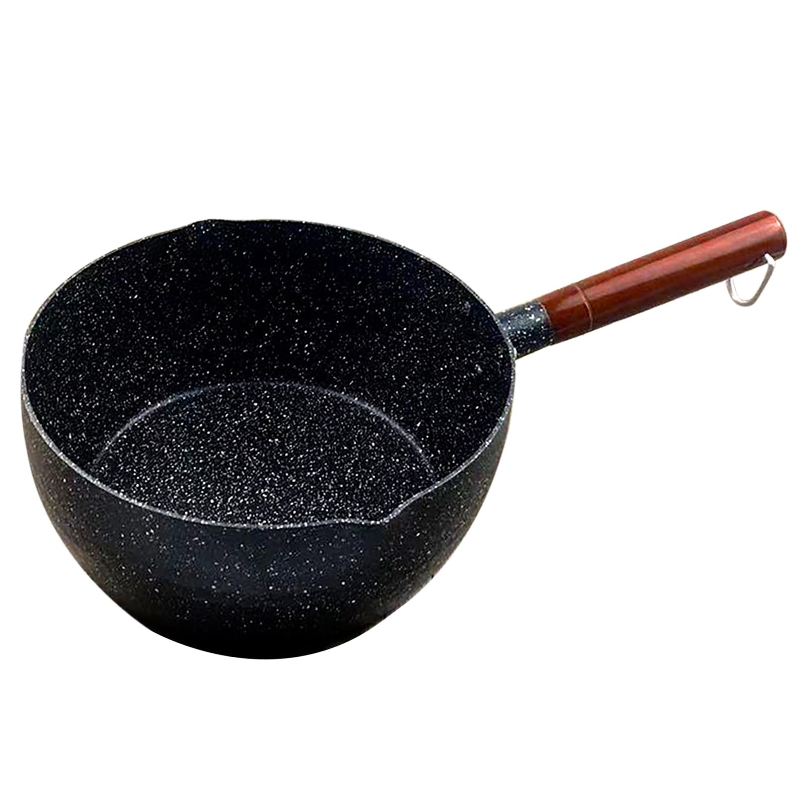 Olla multiusos de piedra médica de 18 cm con revestimiento antiadherente de alta duración