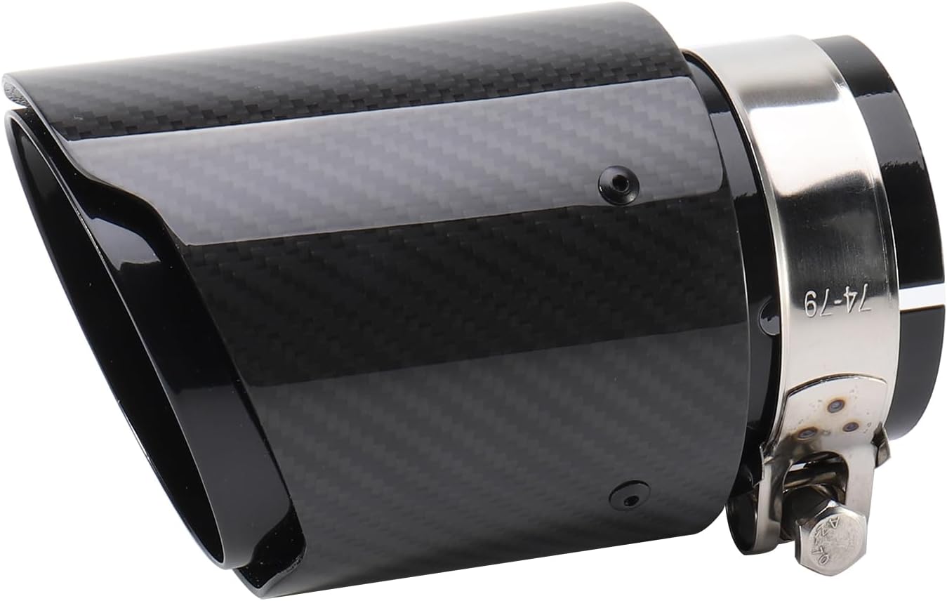 Real Carbon Fiber Exhaust Tip 3 Inch Inlet 4 Inch Outlet Real Carbon Fiber 3 to 4 Inch Exhaust Tip 2MM Thickness