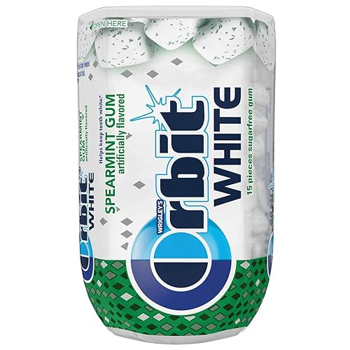 Orbit White Spearmint Soft Chew Gum - 90 por caja.