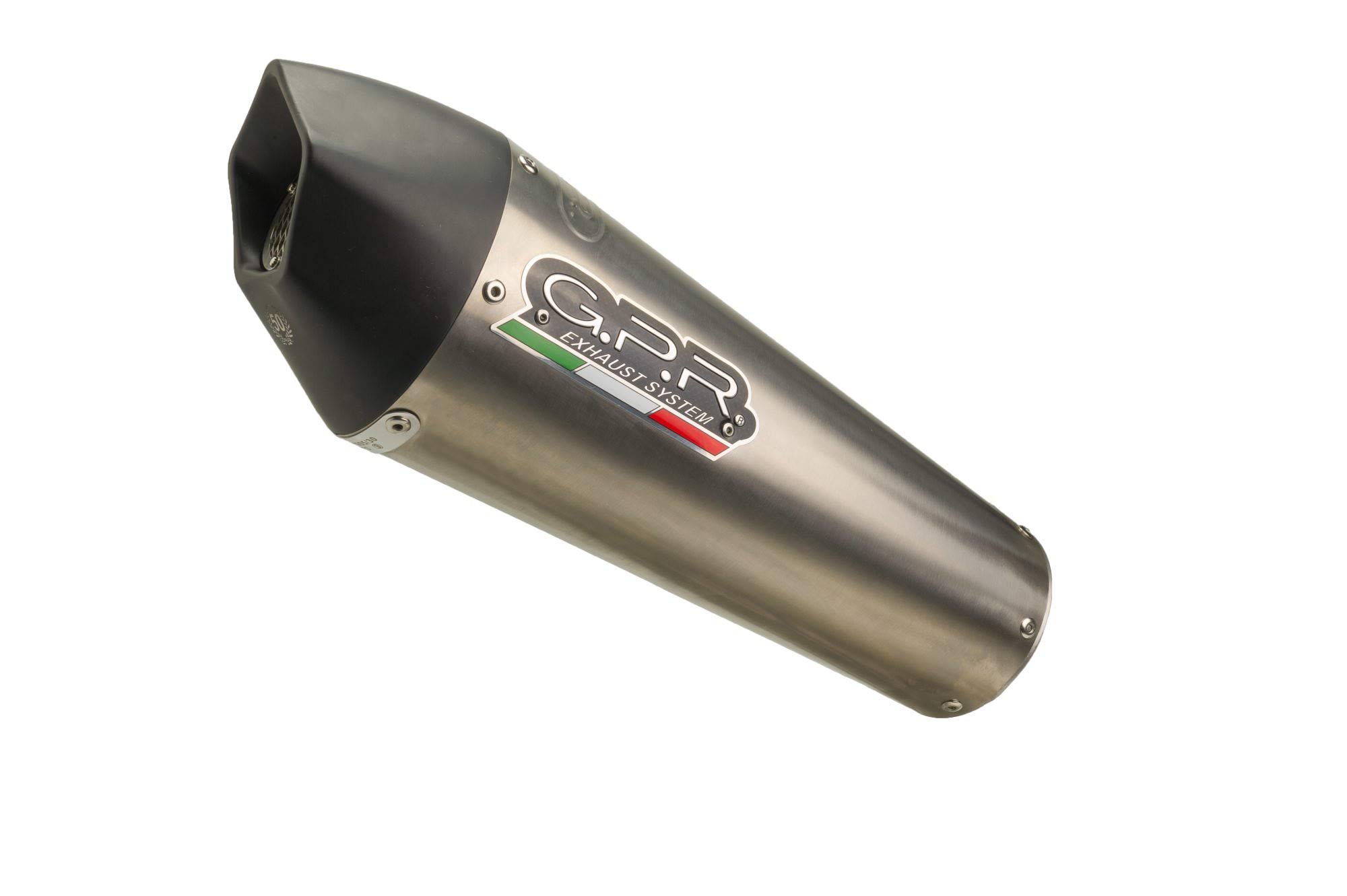 Scarico GPR compatibile con Ktm Duke 790 2021-2023, GP Evo4 Titanium, Scarico omologato, silenziatore con db killer estraibile e raccordo specifico