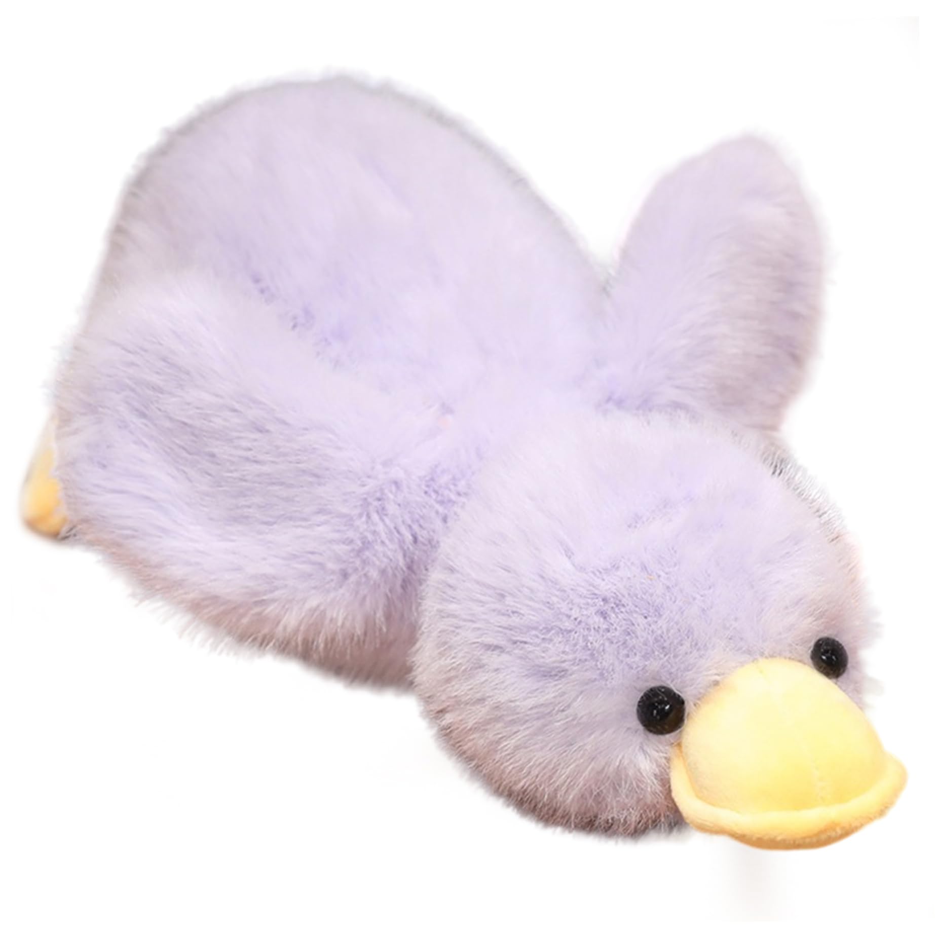 Duck Stuffed Animal Cute Duck Pillow for Room Decor 11 8 Inch Soft Plushie and Decorative Pillow Lavender