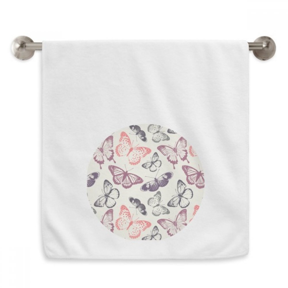 Serviettes moelleuses papillon rose pâle 13x29 pouces pour votre quotidien