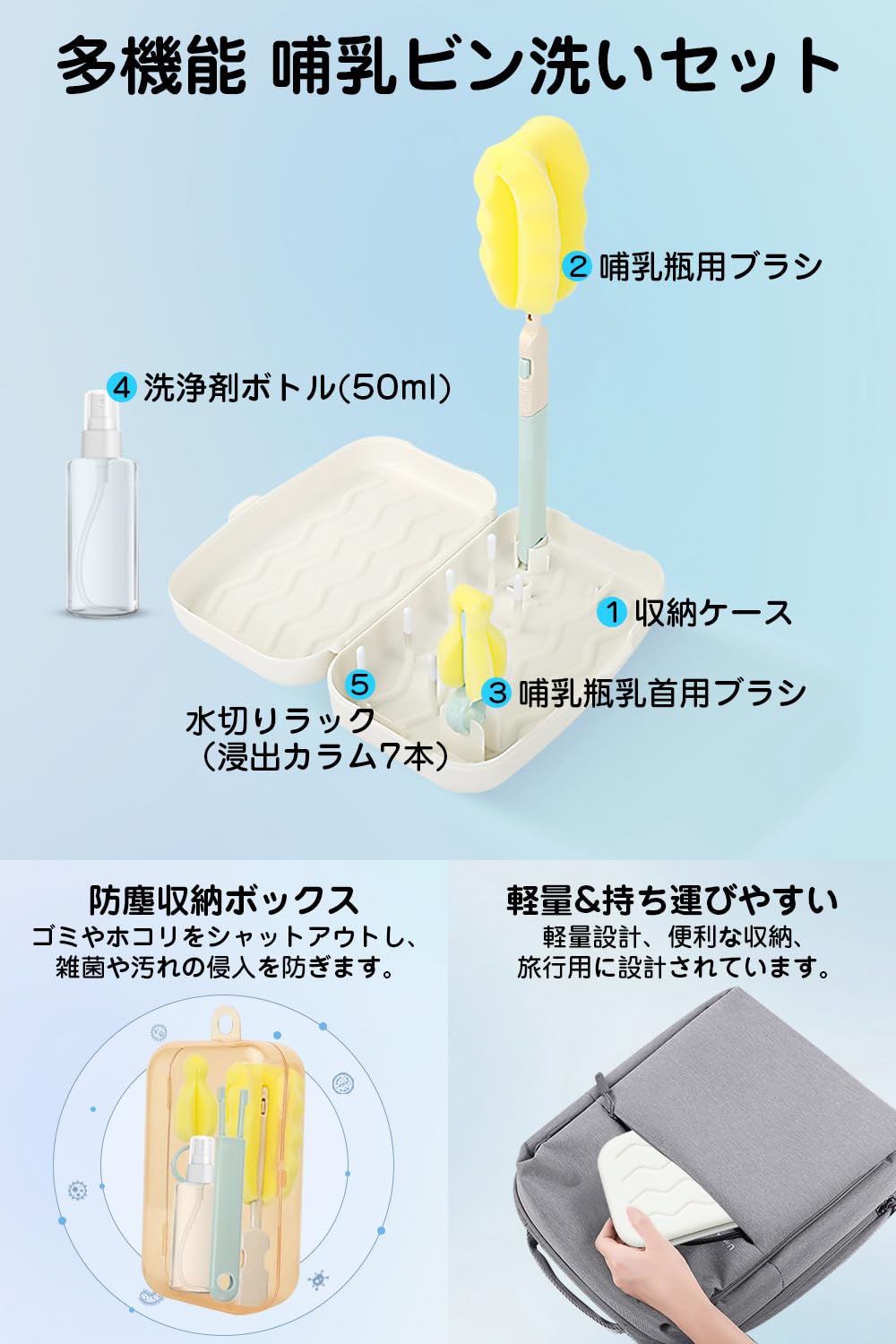 Amazon.co.jp: TOWOOZ 哺乳瓶 ブラシ 多機能 哺乳瓶洗いセット 哺乳瓶 Amazon.co.jp: TOWOOZ 哺乳瓶 ブラシ 多機能 哺乳瓶洗いセット 哺乳瓶