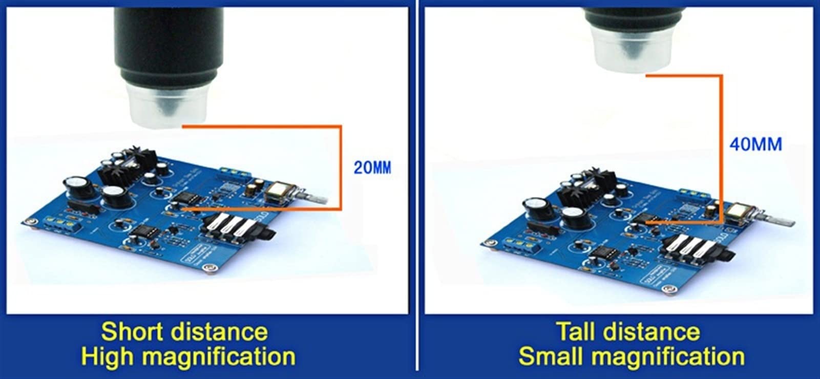 4.3 Pollici HD 3.6MP Digital Microscope 1-600X Electron Microscope