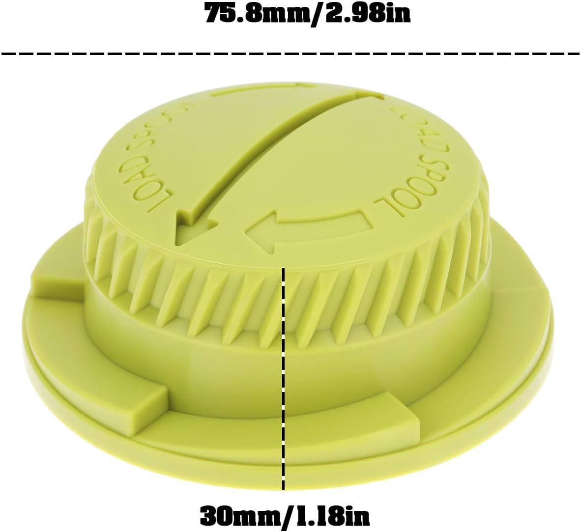 SING F LTD 2Pcs String Trimmer Bump Knobs Compatible with Black Max BM26SS BM26SSL3VNM BM26SSL3VNMC Replacement Trimmer Head Accessories 530455002/530455001