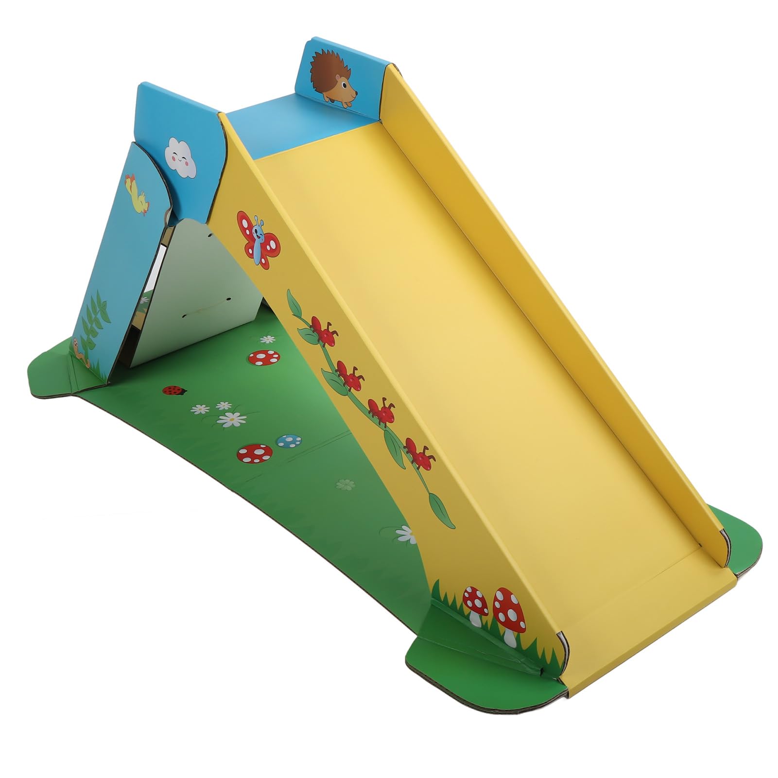 Generic Ekologiczna Składana Zjeżdżalnia Łatwa Konserwacja i Składana Zjeżdżalnia dla Dzieci do Zabaw w Pomieszczeniach i na świeżym Powietrzu 54 X 148 X 60 Cm