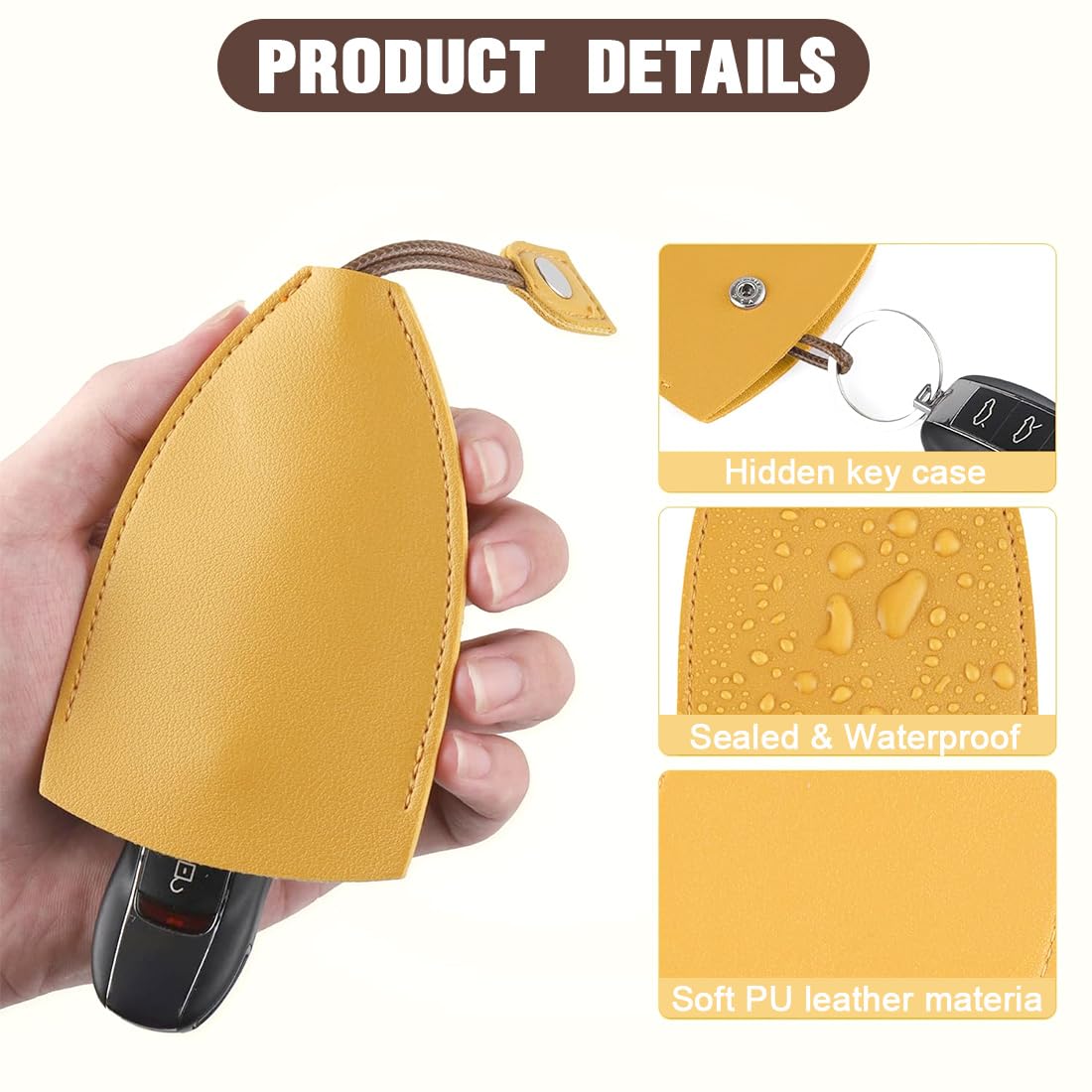 XOXVURI Custodia Protettiva per Chiavi, 3 Pezzi Cover Chiavi Auto