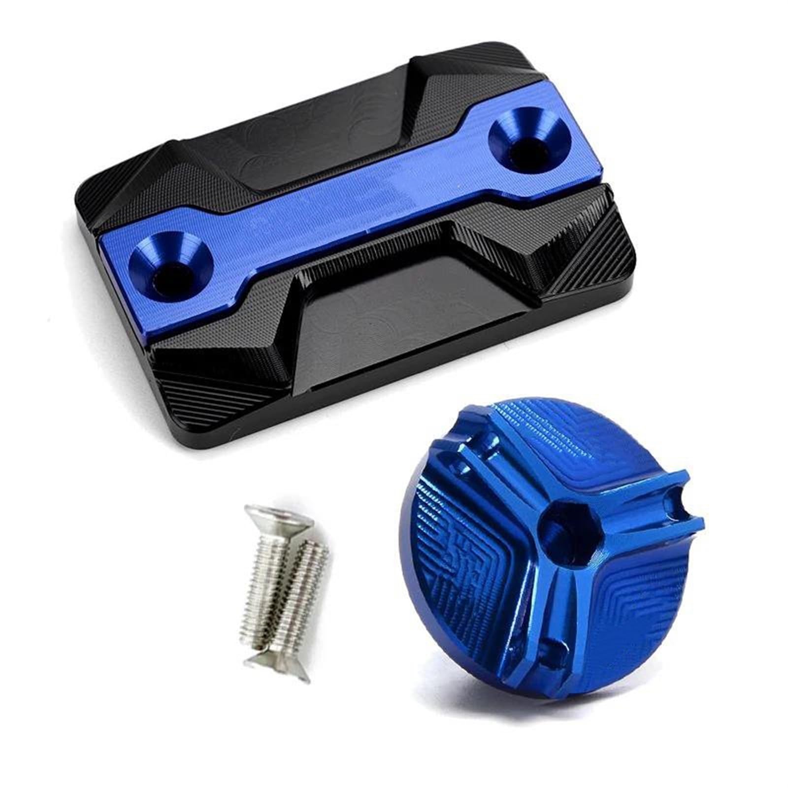 Tapón De Llenado Aceite Motor Motocicleta, Accesorios Para MSX125 Grom 2013-2021, Cubierta Depósito Líquido Frenos Delanteros moto | Black-2 pcs Combo