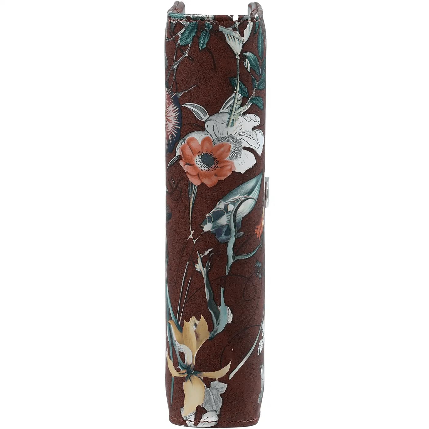 Kalpa Personal Organizer, Flowersea Braun, 195x125x40mm, Wochenplaner, Mit Registerkarten und Adressbuch