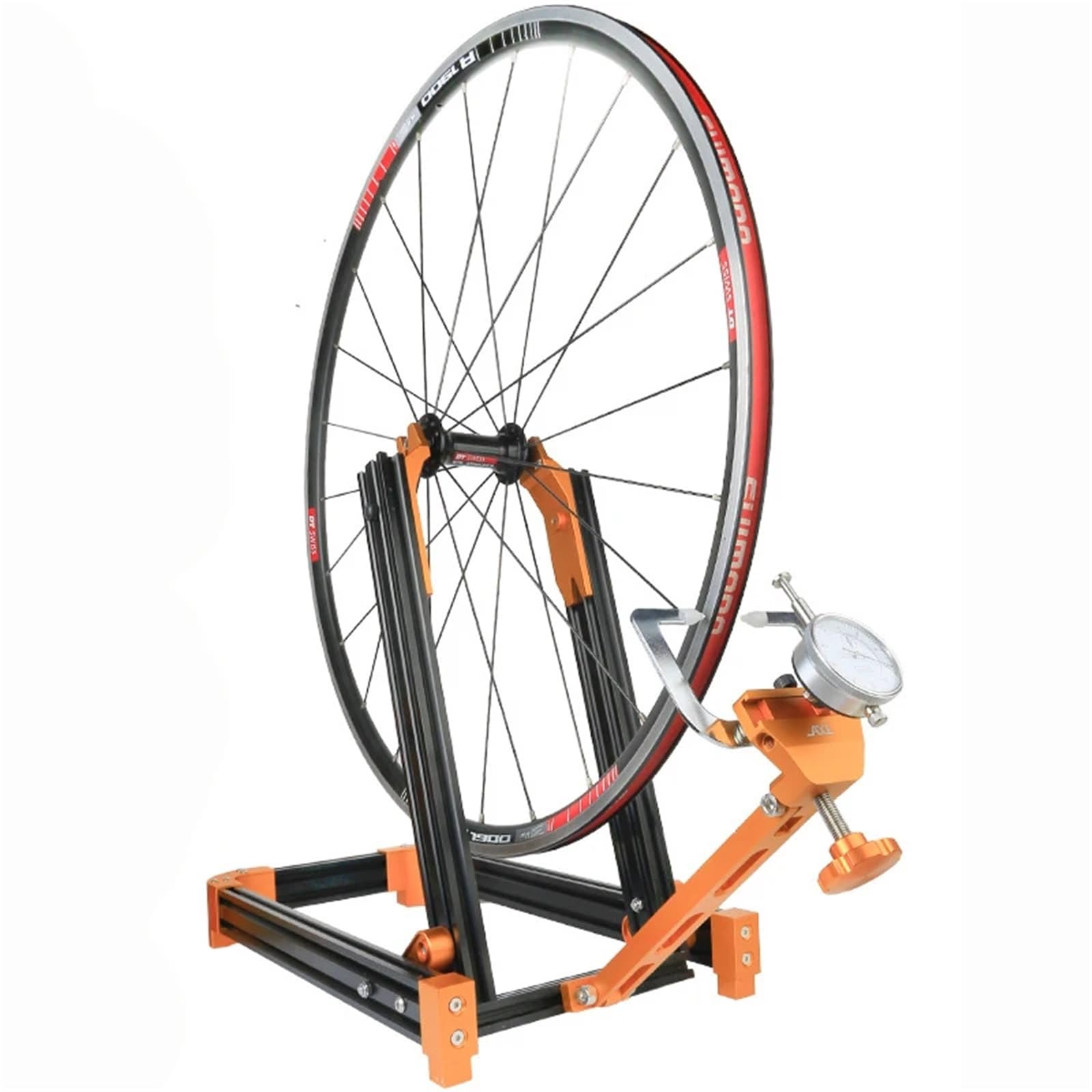 Supporto per la manutenzione delle biciclette Supporti for la regolazione dei cerchi for biciclette, for l'allineamento delle ruote, astrumenti for riparazione