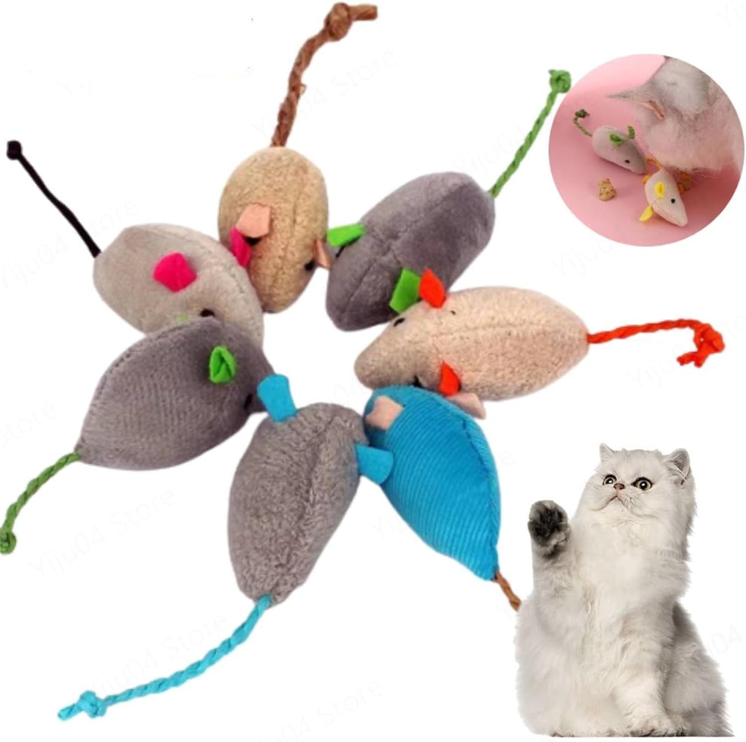 See full amazon price history chart for RvPaws Catnip Toys Cat Mice Toys, Adorably Cute Home Kitten Catnip Cat Supplies for Hours of Wholesome Entertainment Perfectly Entertain Your Feline Friend (Pack of 6) RvPaws Catnip Toys Cat Mice Toys, Adorably Cute Home Kitten Catnip Cat Supplies for Hours of Wholesome Entertainment Perfectly Entertain Your Feline Friend (Pack of 6) (B0CT5RRK5K) Amazon Price History, Amazon Price Tracker