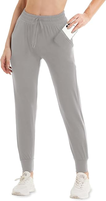GAYHAY Joggers for Women with Pockets - Womens Sweatpants Lightweight Yoga Lounge Pants for Athletic Workout Gym Running