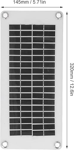 Miniatura 6 de Cargador de batería solar de 12 V, kit de panel solar de alta eficiencia impermeable de 10 W, controlador inteligente integrado, silicio