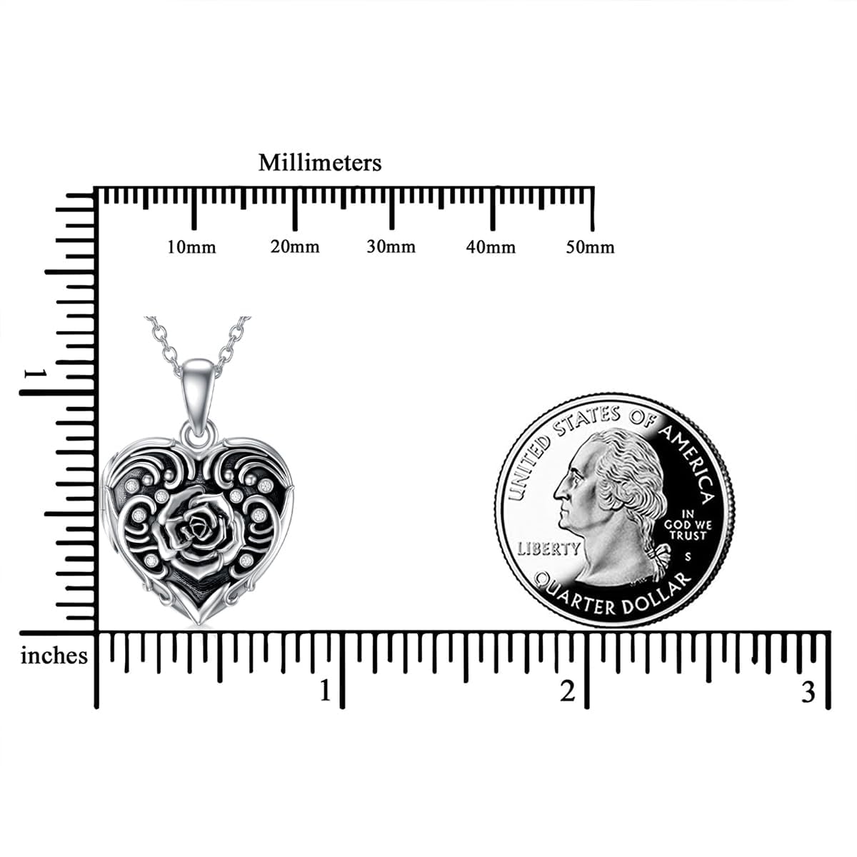 Medalion łańcuszek na szyję ze srebra wysokiej próby 925, medalion z otwieranym obrazkiem, serce i okrągły medalion, amulet do otwierania, biżuteria fotograficzna, prezent dla kobiet, mężczyzn