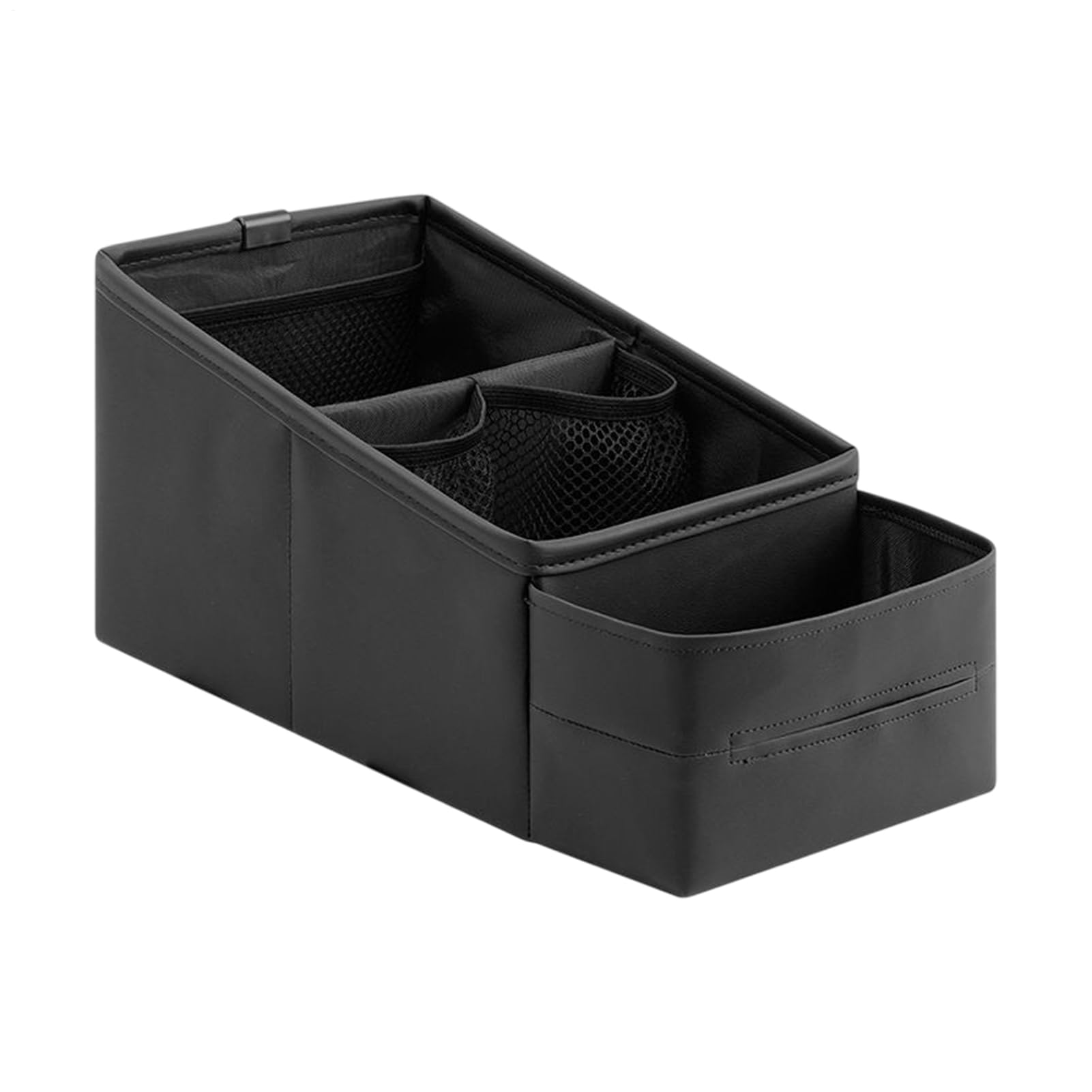 Xasbseulk Car Backseat Organiser - Multi Pockets Seat Storage Rack | Leather Car armrest box storage | Front Seat Organiser | Holder for Toys, Snacks, Cups, Books, Tissue, Tidy