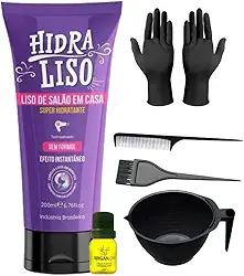 Alisante Para Cabelo HidraLiso Progressiva De Chuveiro 200Ml