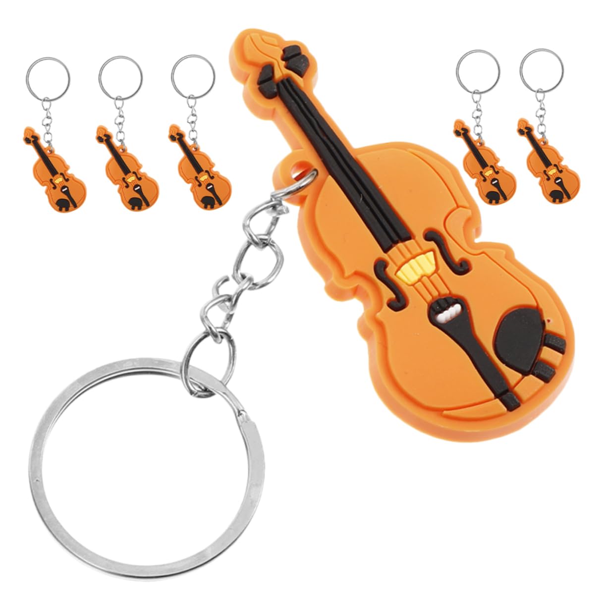 ifundom 30pezzi Portachiavi Violino Creativi Accessori Musicali Per Borse e Zaini Decorazione Per Amanti Della Musica e Musicisti
