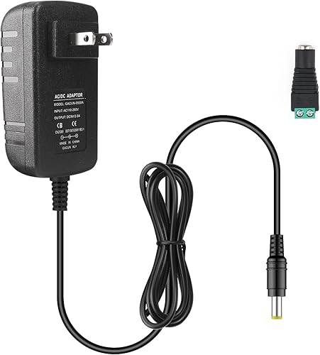 Miniatura 1 de Adaptador de fuente de alimentación de 9 V 3A, adaptador de alimentación universal Yetaida 27 W CA 100-240V a CC 9V Transformador de fuente de