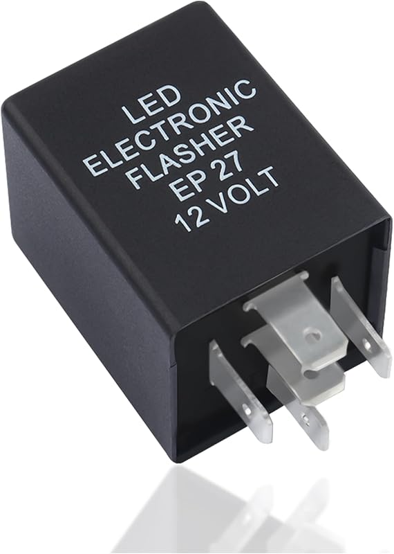 Relé do pisca-alerta e seta LED 5 pinos SSNNUU EP27 FL27 12 V – 1 unidade