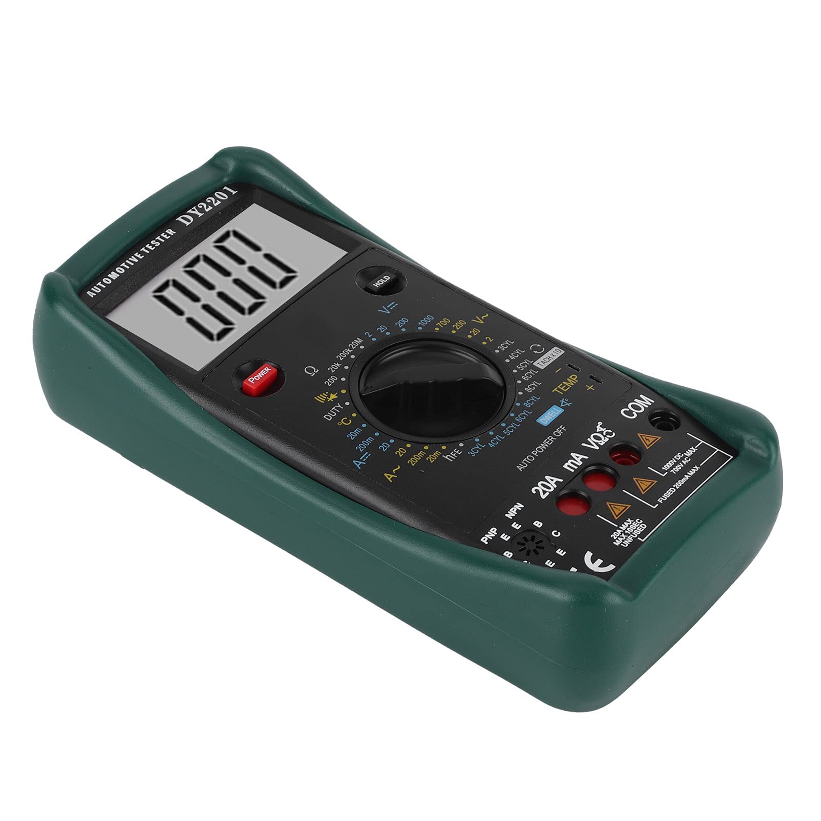 Multimetro Digitale Automotive Range Tester per la Misurazione di Tensione, Corrente, Resistenza e Numero di Giri
