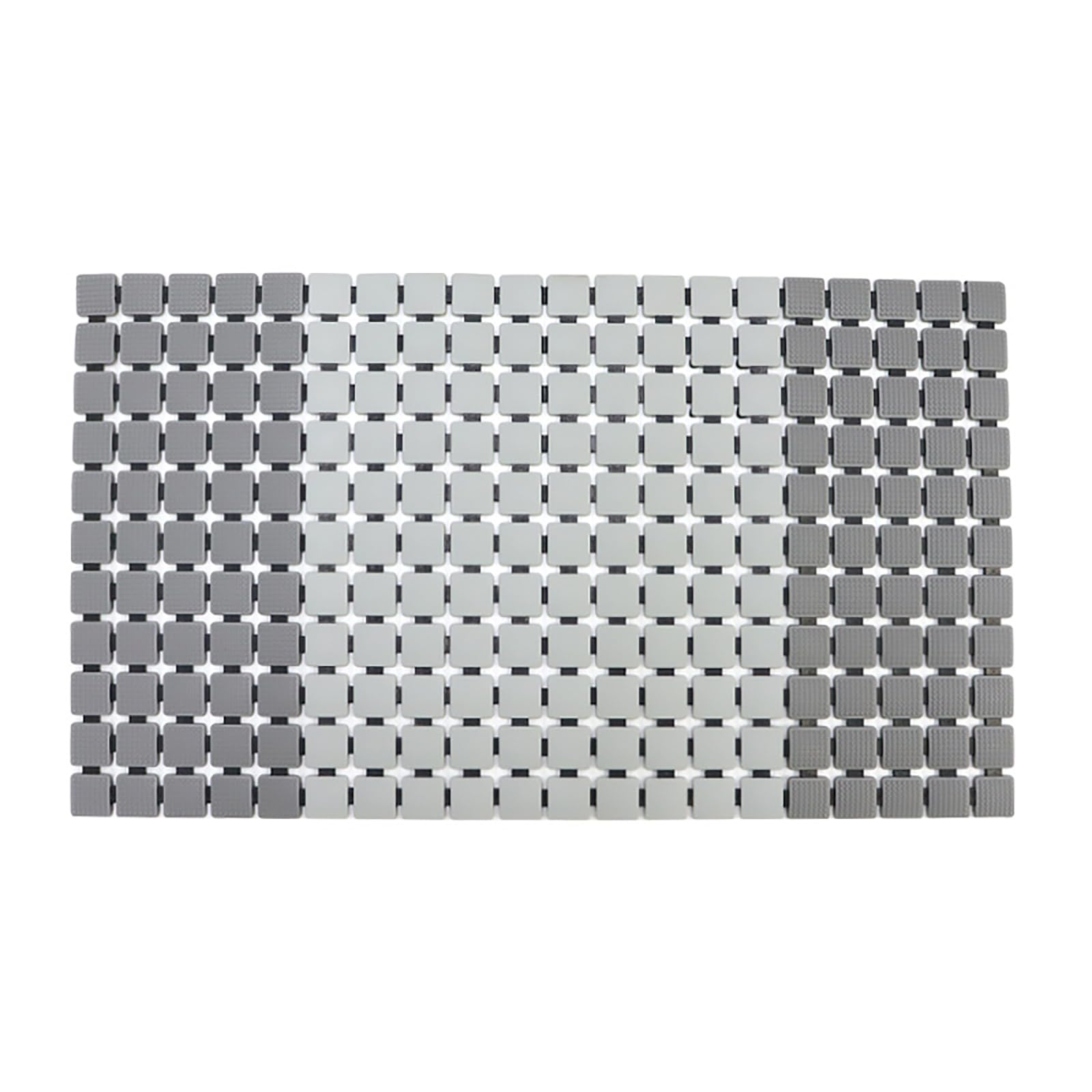 Multifuncional Alfombra Banera Antideslizante Rectangular con Ventosas, Secado Rápido Alfombrilla Antideslizante Ducha Niños, Plegable Tapete de Bano, Lavable a Máquina 39X68cm,A