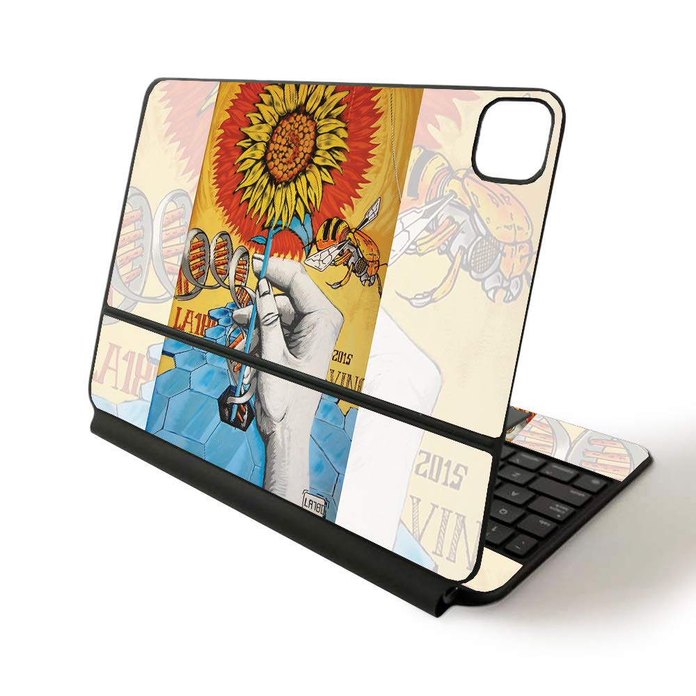 MightySkins Skin for Apple Magic Keyboard for iPad Pro 11-inch (2020) - Sushi | Protective, Durable, and Unique Vinyl Decal wrap Cover