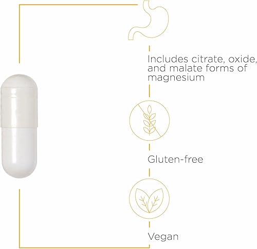 Miniatura 3 de Integrative Therapeutics Tri-Magnesio como citrato de magnesio óxido malato  Apoya los músculos saludables cardiovascular función neurológica