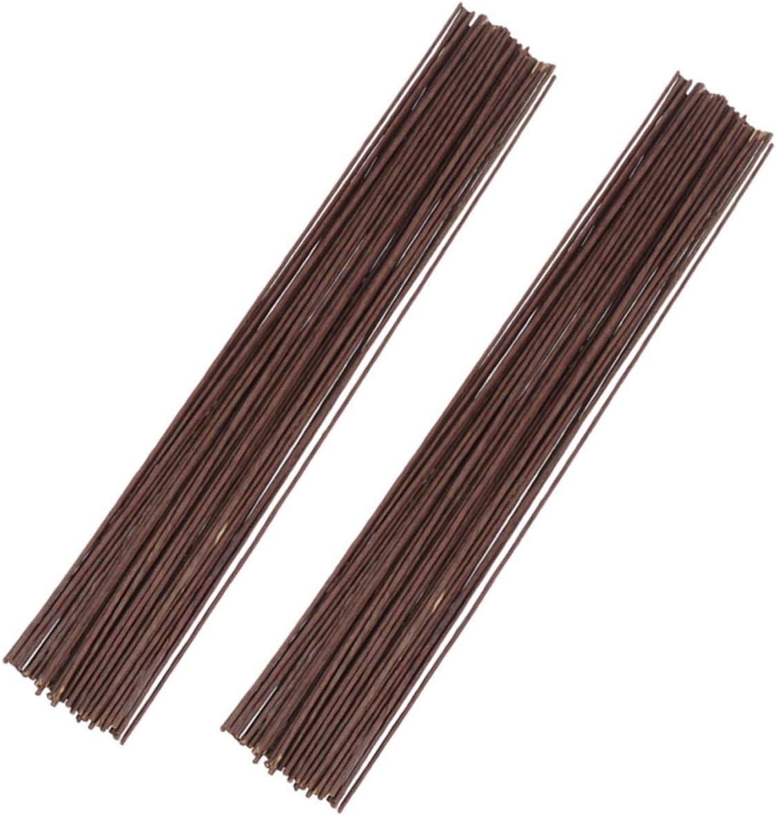 Anneome 100pcs Wire Artificial Stem Floral Stem Wire for Vase DIY Wedding Floral Crafts