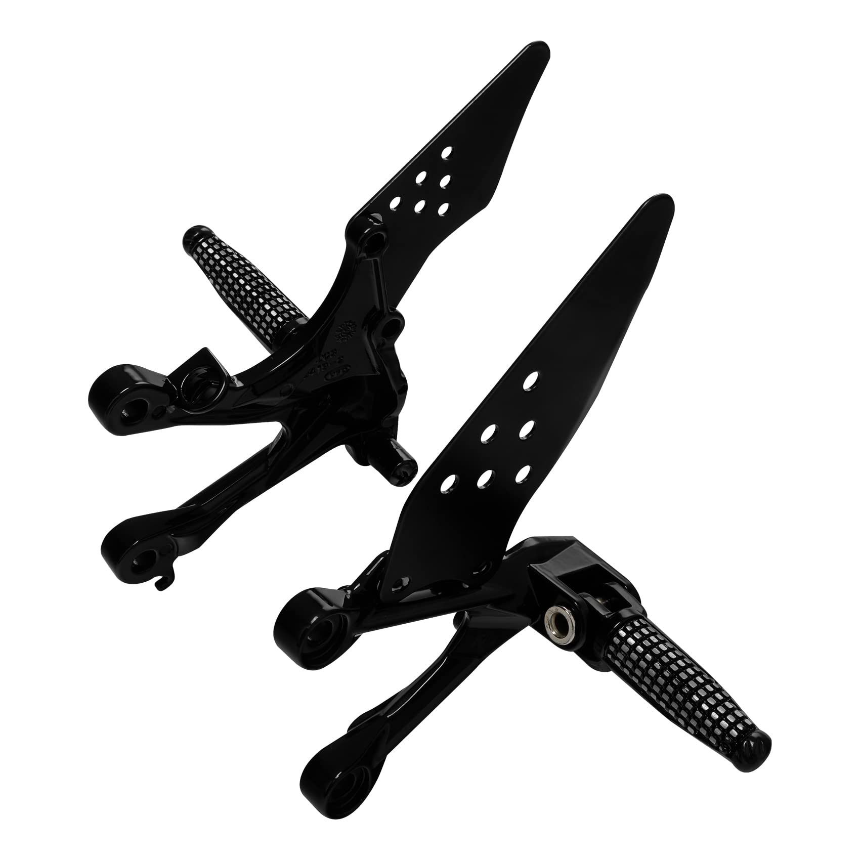 Amazon.com: TCMT Black Front Foot Pegs Motorcycle Footpeg