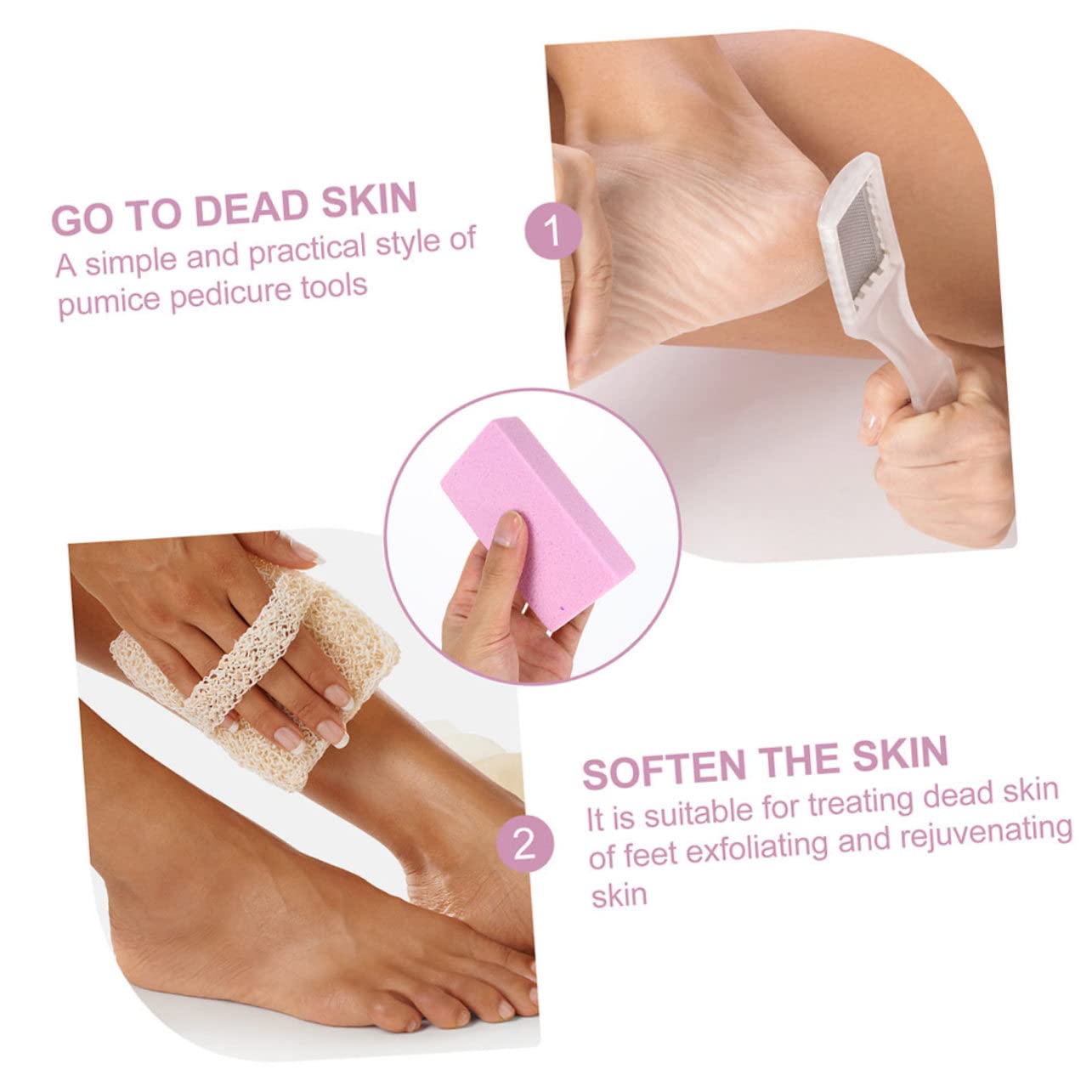 Healifty 30 Pz Pietra Pomice in Schiuma Pu Pennello Esfoliante Pietra Pomice Per i Piedi Pomes Pomice Professionale Pedi Levigatrice a Piedi Pomice Naturale Grattugia Per Piedi Piede Pedale