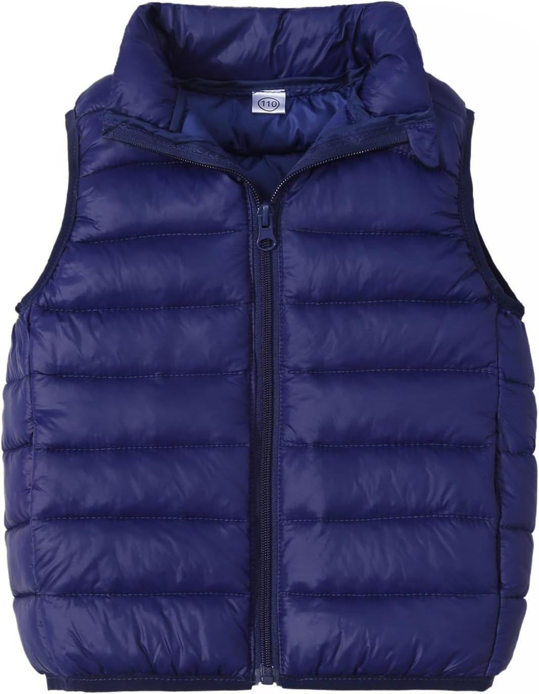 Kids Boys Girls Lightweight Puffer Vest Sleeveless Jacket Stand Collar Coat Winter Warm Zip Up Outerwear