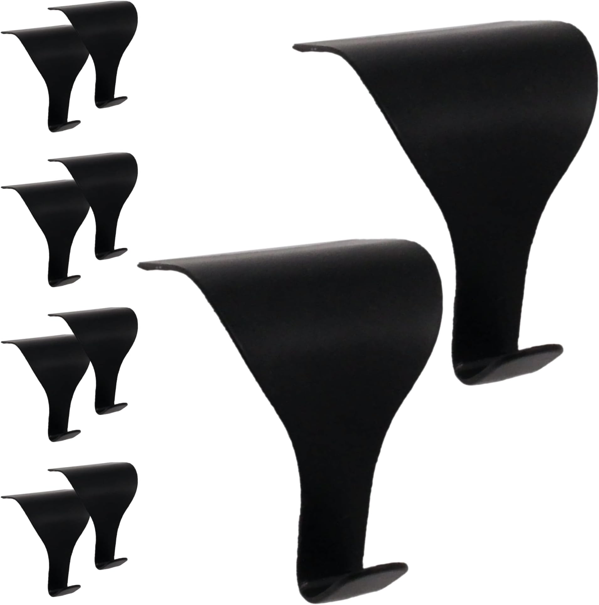EAI Moulding Hook Dado Picture Rail - Matt Black - Pack of 10