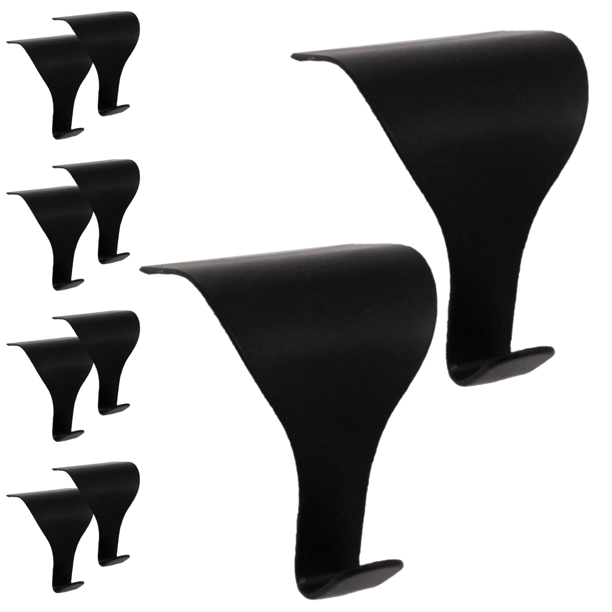 EAI Moulding Hook Dado Picture Rail - Matt Black - Pack of 10