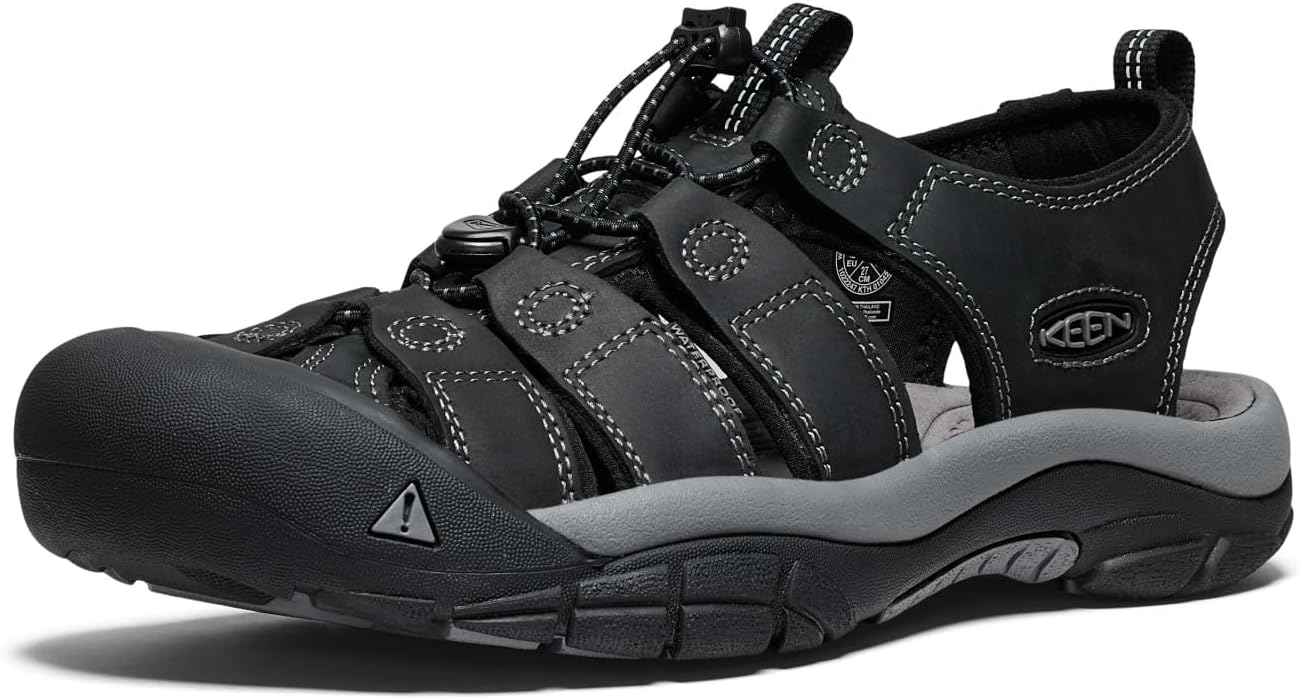 Men's Newport Closed Toe Comfortable Durable Leather Water Sandals