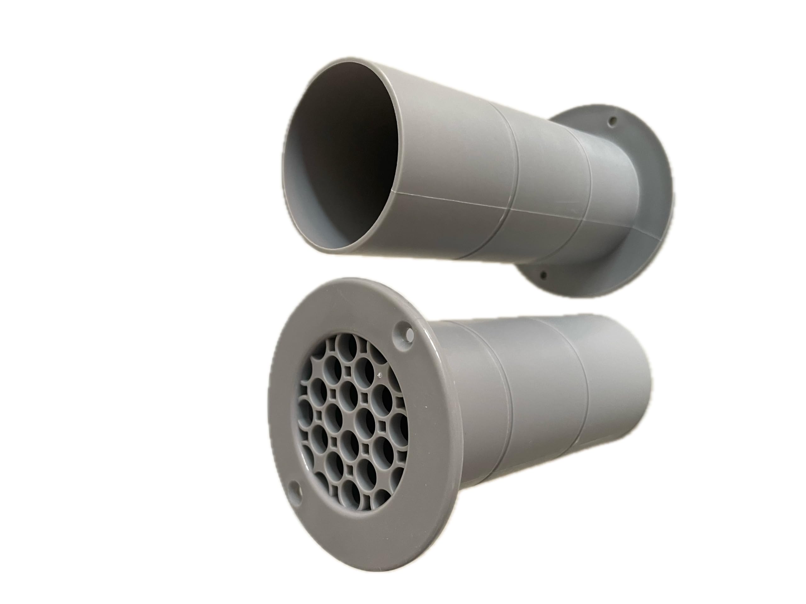 Adventure Outdoor Supplies Grey Gas Drop Vent 2 Pack Caravan Motorhome Van Conversion 120Mm X 75Mm With Cut Out Marker Self Build