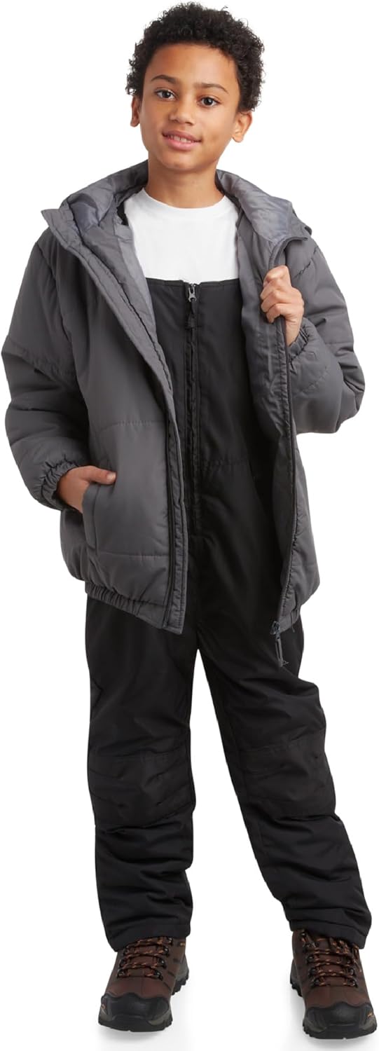 Kids Snow Suit Set - 2 Piece Heavyweight Insulated Ski Jacket & Ski Pants - Winter Coat & Pants for Boys & Girls - Image 3