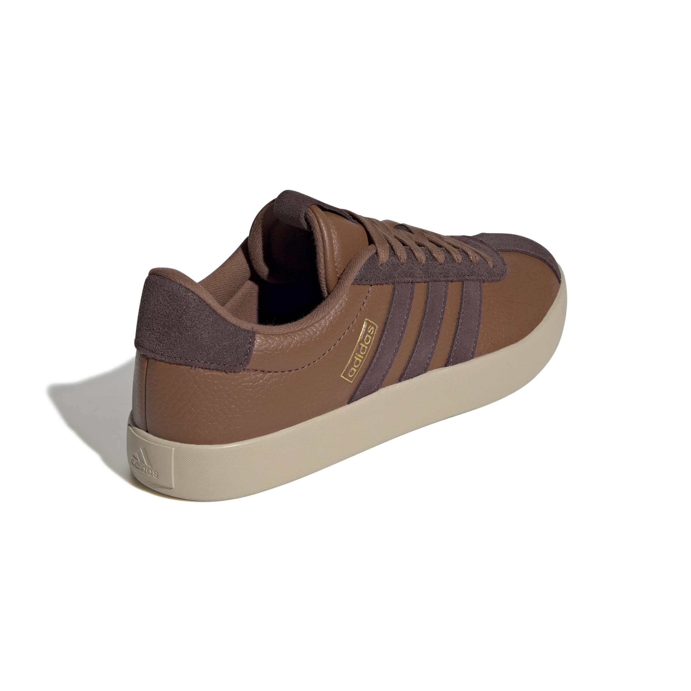 adidas Herren Vl Court 3.0 Shoes, preloved Brown/Shadow Brown/Gold met., 43 1/3 EU